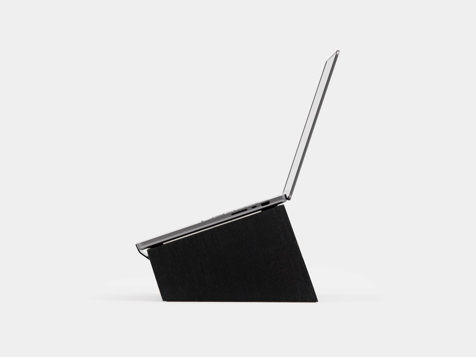 Oakywood - Vendita all'ingrosso Alzate da scrivania - Supporto per laptop in legno ergonomico6