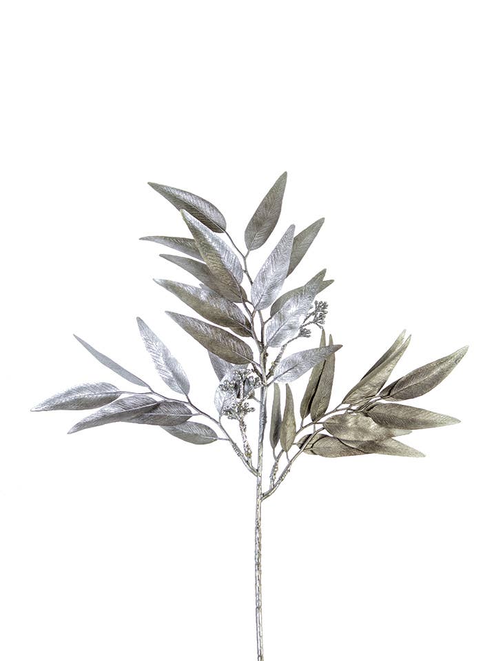 American Best - Vente Fleurs artificielles - Branche d'eucalyptus de 17 pouces0