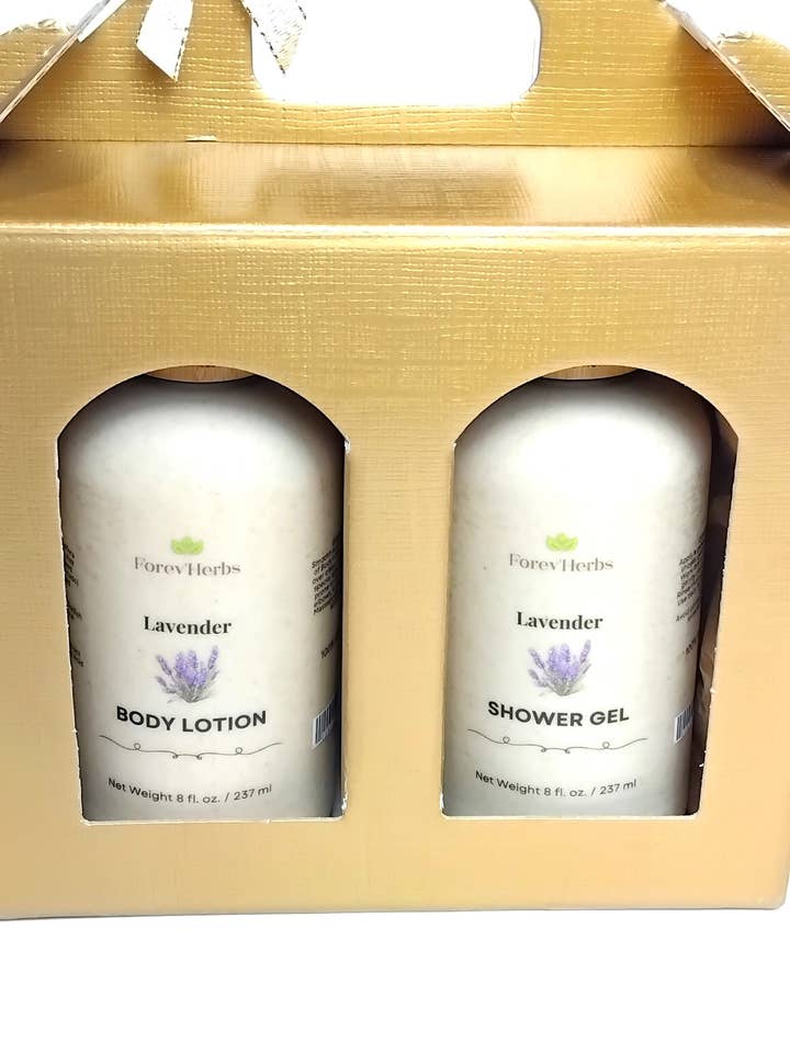 Coffret Cadeau Lotion / Gel Douche pour la vente par Forev'Herbs