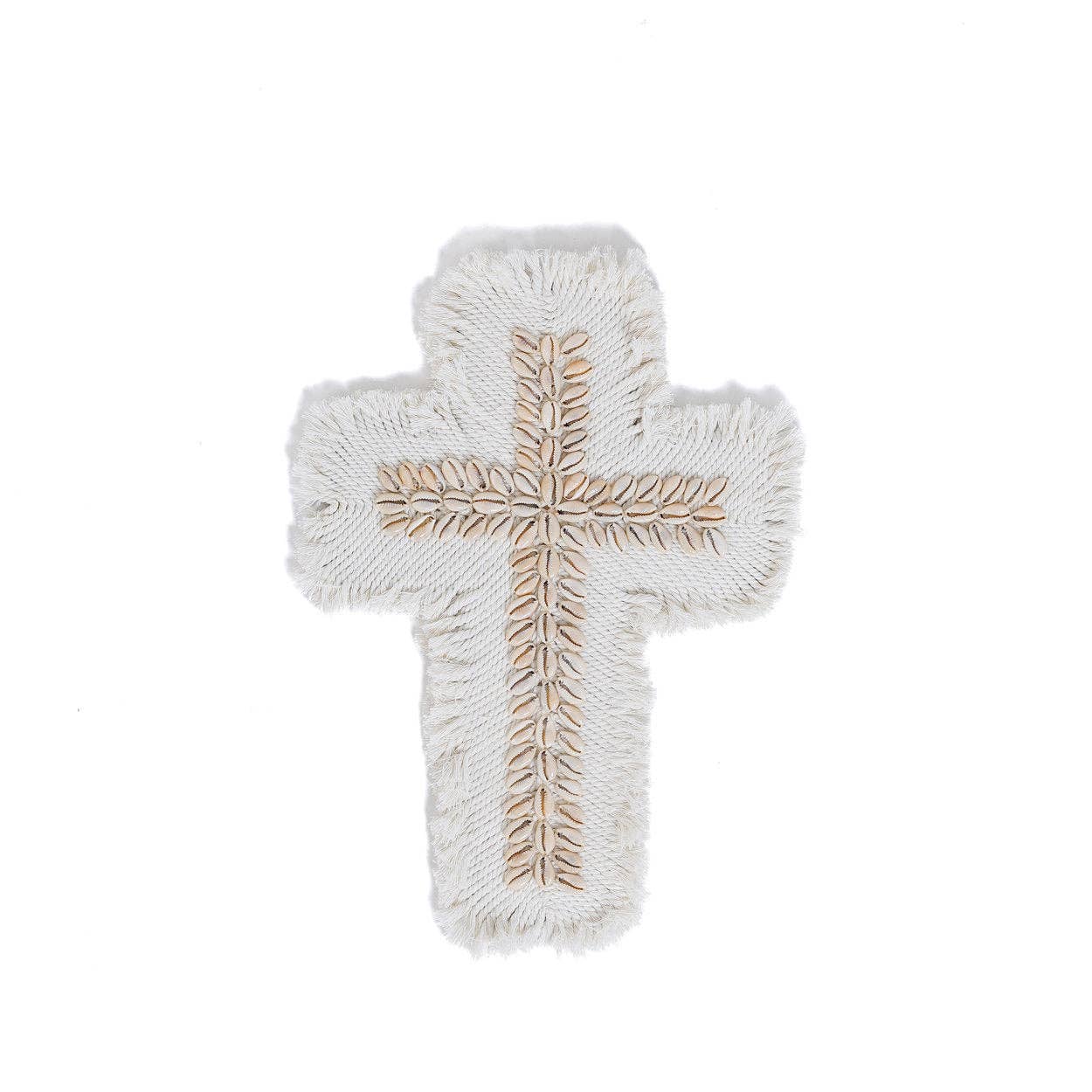 Bazar Bizar Living - Wholesale Wall Cross - The Macrame Cross - White