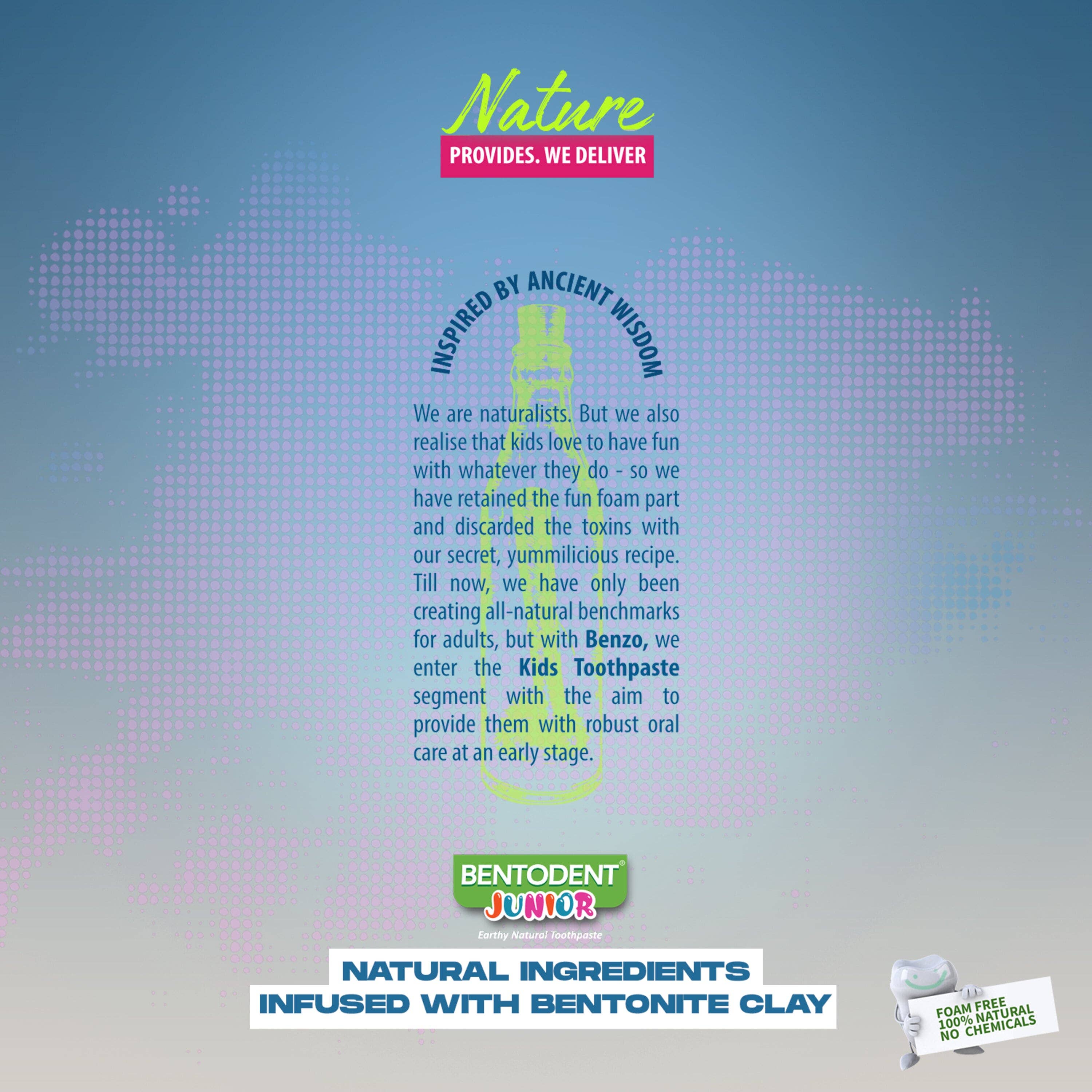 bentodent - Vendita all'ingrosso Dentifrici - Dentifricio Bentodent Junior Bubby Burst3