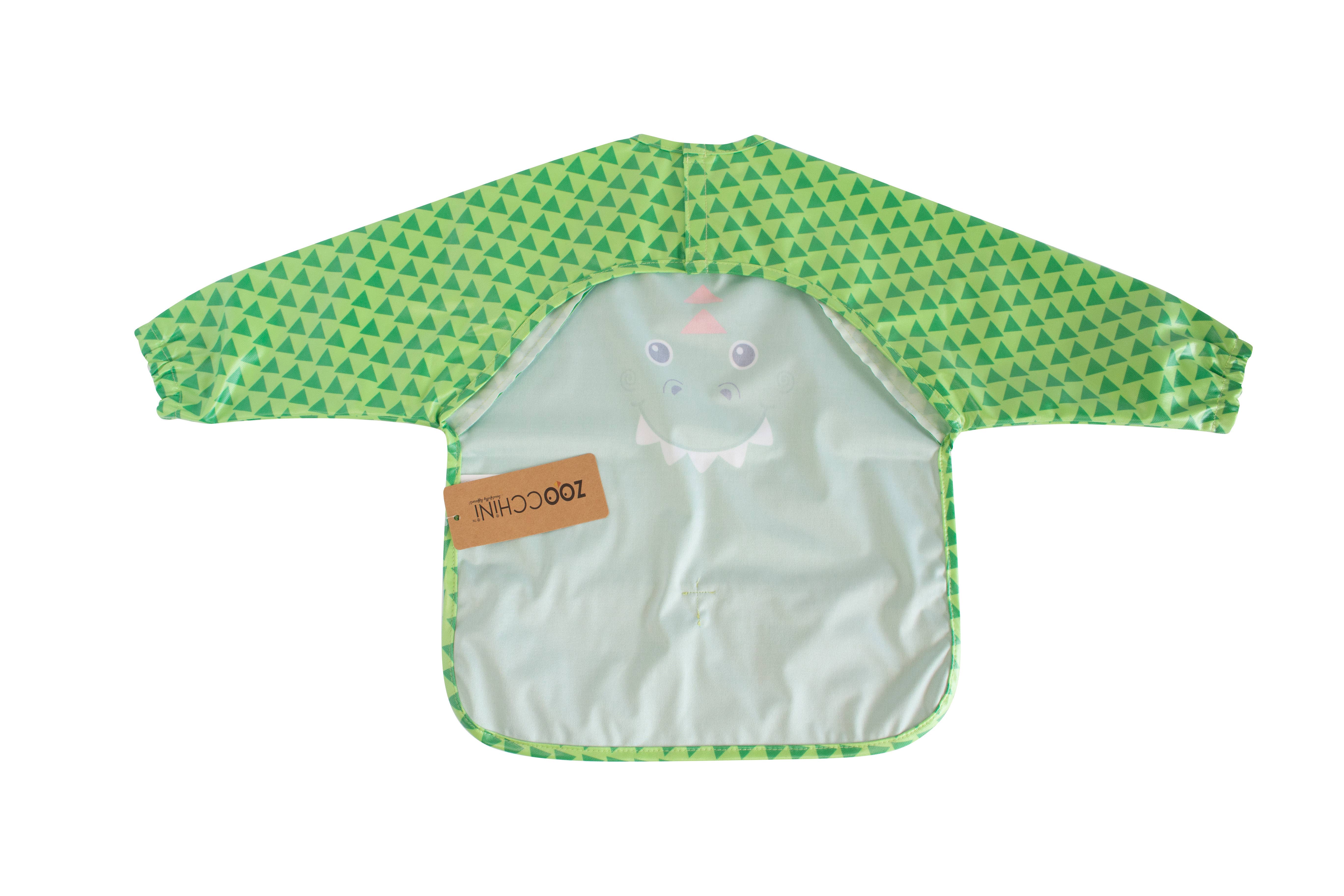 ZOOCCHINI - Wholesale Bib - Baby - Sleeved Bib/Art Smock - Devin the Dinosaur1