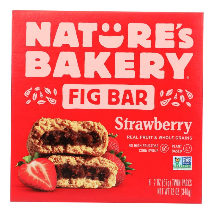 Nature's Bakery Strawberry Fig Bars - 6 Pack for wholesale by Everyday Supply Co