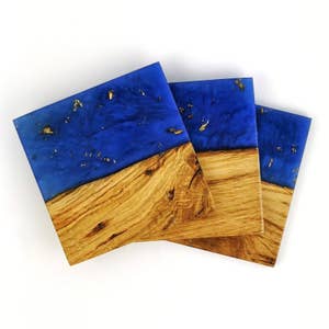 Matching Cedar Wood Resin Placemats - Avocrafts