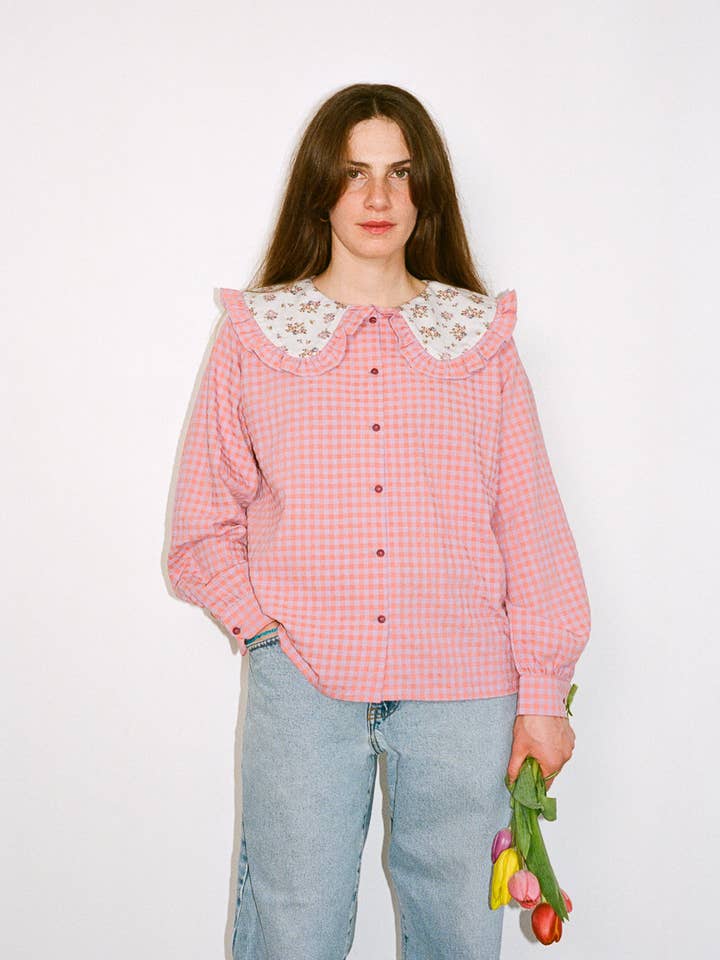 Laura hortensia shirt for wholesale by Pulpe