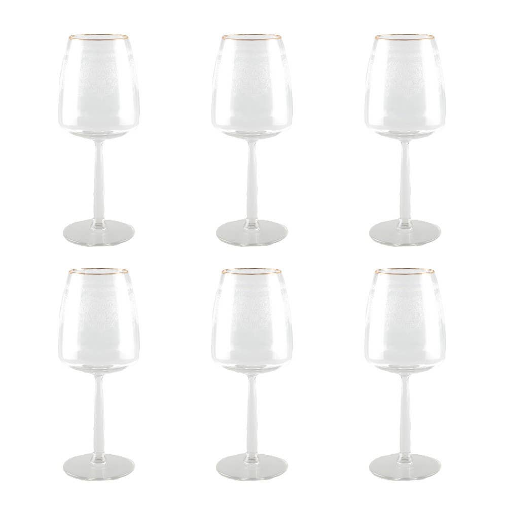 AULICA - Wholesale Wine Glass - Arabesque wine glasses - set of 60