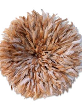 Set of 03 white and beige juju hats for wholesale by HOME DECOR FR