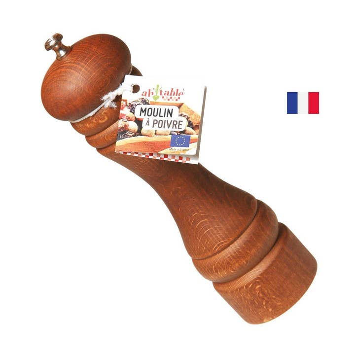 Wooden Pepper Mill 20 cm - Ah! Table! for wholesale by La droguerie écologique - Ah! Table! - Anaé - Venga
