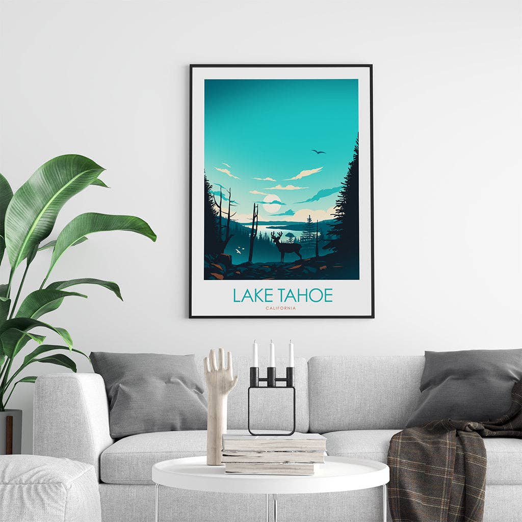 Studio Inception – wholesale Art print – Lake Tahoe Minimalist Print3