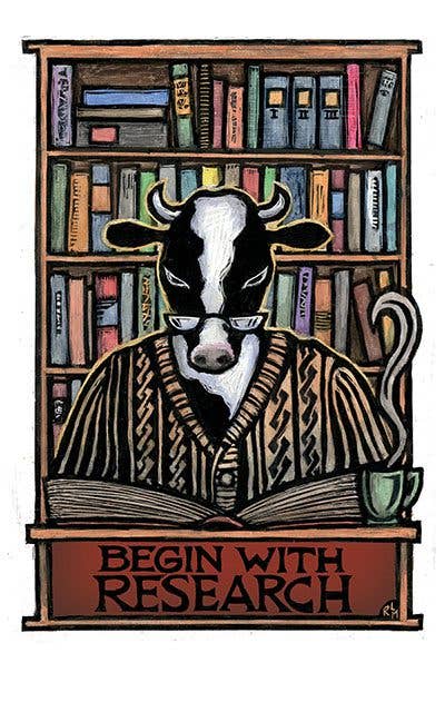 Ricardo Levins Morales Art Studio - Wholesale Stationery/Notecard Set - Conscious Critters Card Pack - Set of 126