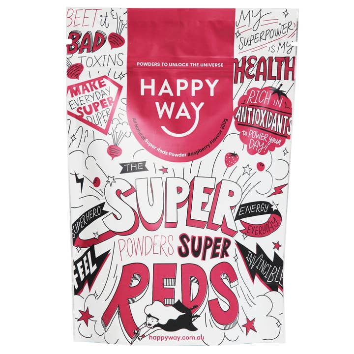 Happy Way - Wholesale Protein/Superfood Powder - Super Reds Powder 200g