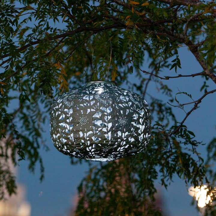 Allsop Home & Garden - Wholesale Outdoor/Lawn Light - Stella Square Sunflower 11" Solar Lantern - Sage6