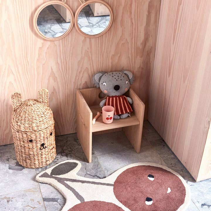 OYOY LIVING DESIGN - Wholesale Wall Mirror - Cherry Rattan Wall Mirror1