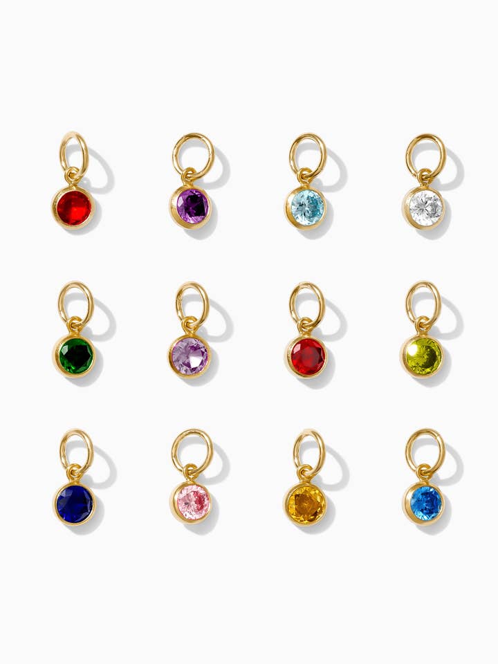Birthstone Charm for wholesale by Everly Made