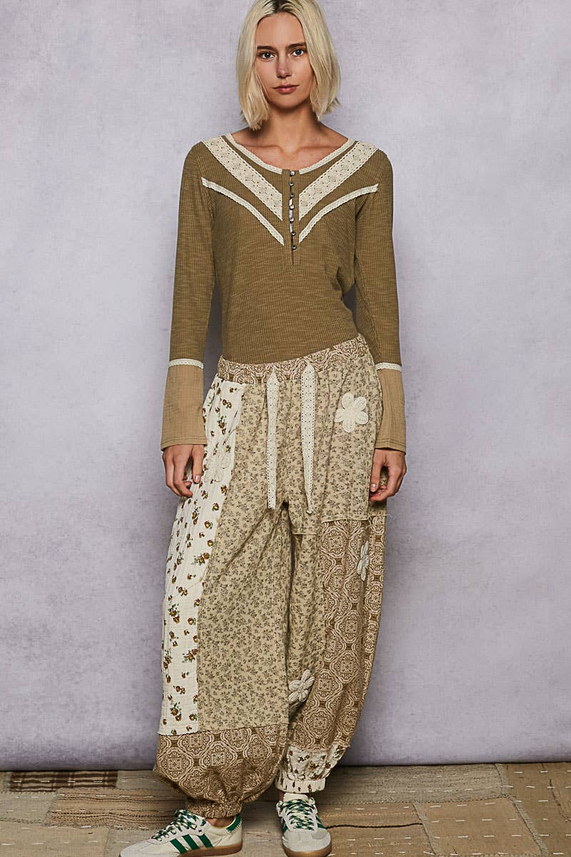 Pol Clothing - Wholesale Knit Top - Women's - Long sleeve double gauze solid knit rib top10