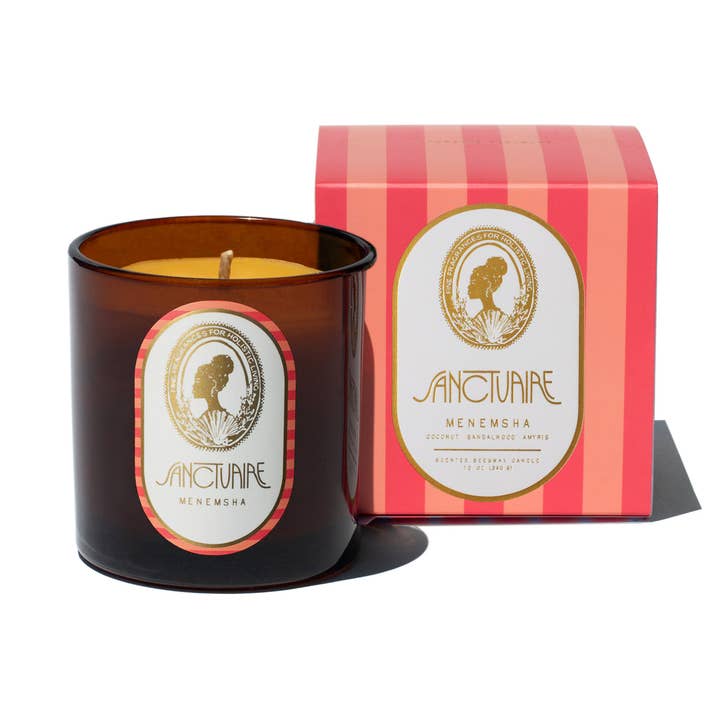 BOUGIE PARFUMÉE EN CIRE D'ABEILLE MENEMSHA pour la vente par SANCTUAIRE