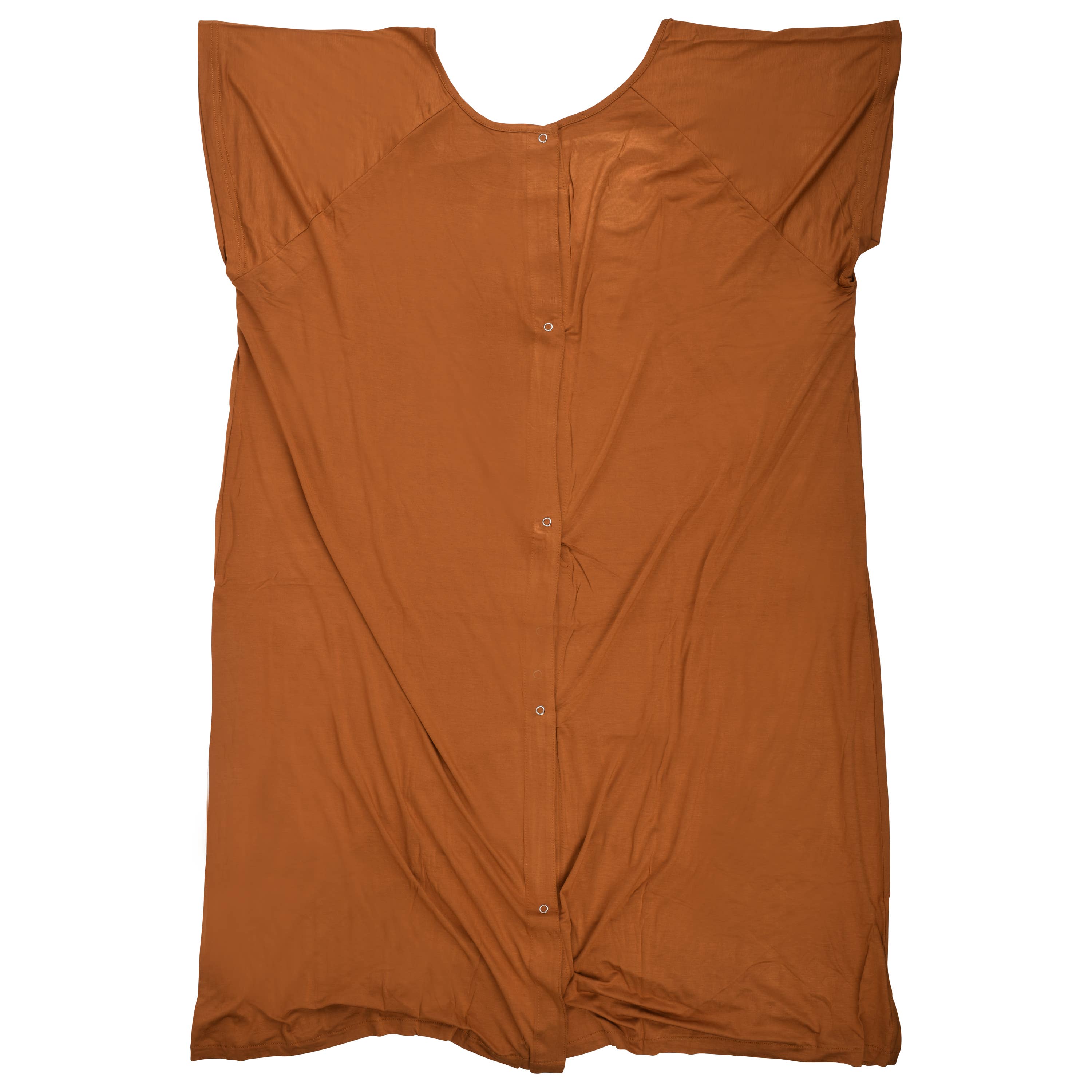 Three Little Tots - Wholesale Dress - Maternity - Saddle Orange Western Mommy Labor & Delivery/ Nursing Gown 1