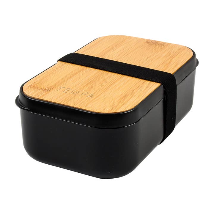 Tempa Bento Black Lunch Box for wholesale by Ladelle Group