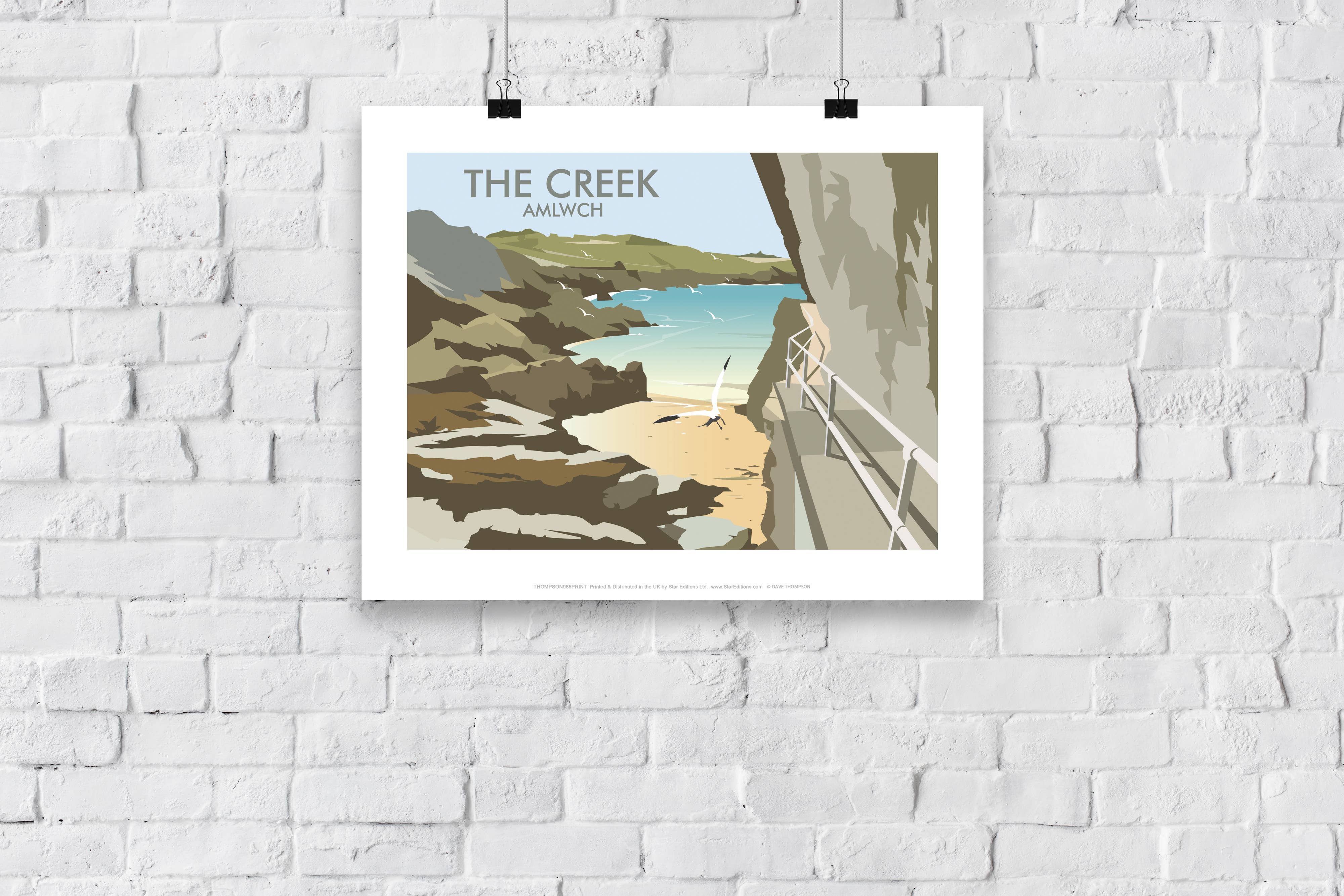 Star Editions – wholesale Art print – The Creek By Artist Dave Thompson - 11X14” Premium Art Print2