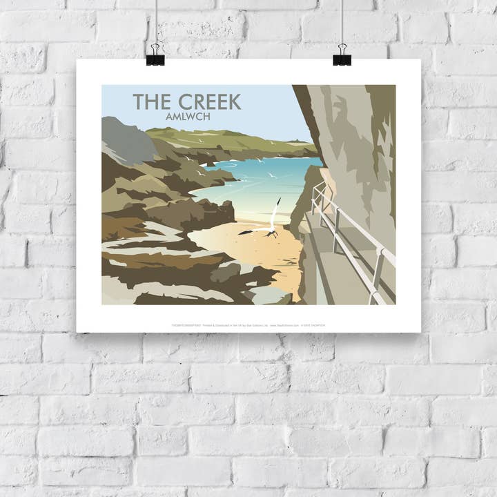 Star Editions – wholesale Art print – The Creek By Artist Dave Thompson - 11X14” Premium Art Print2