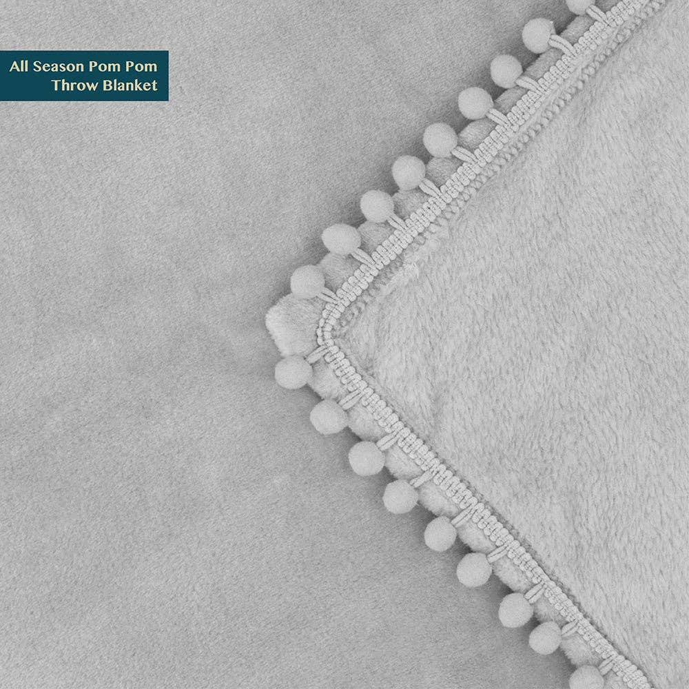 Pavilia – wholesale Prydnadsfilt – Filt med pompom-fransar52