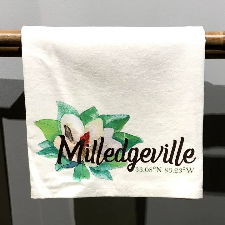 Akvarel Magnolia køkkenrulle for engroshandel hos Blue Poppy Designs