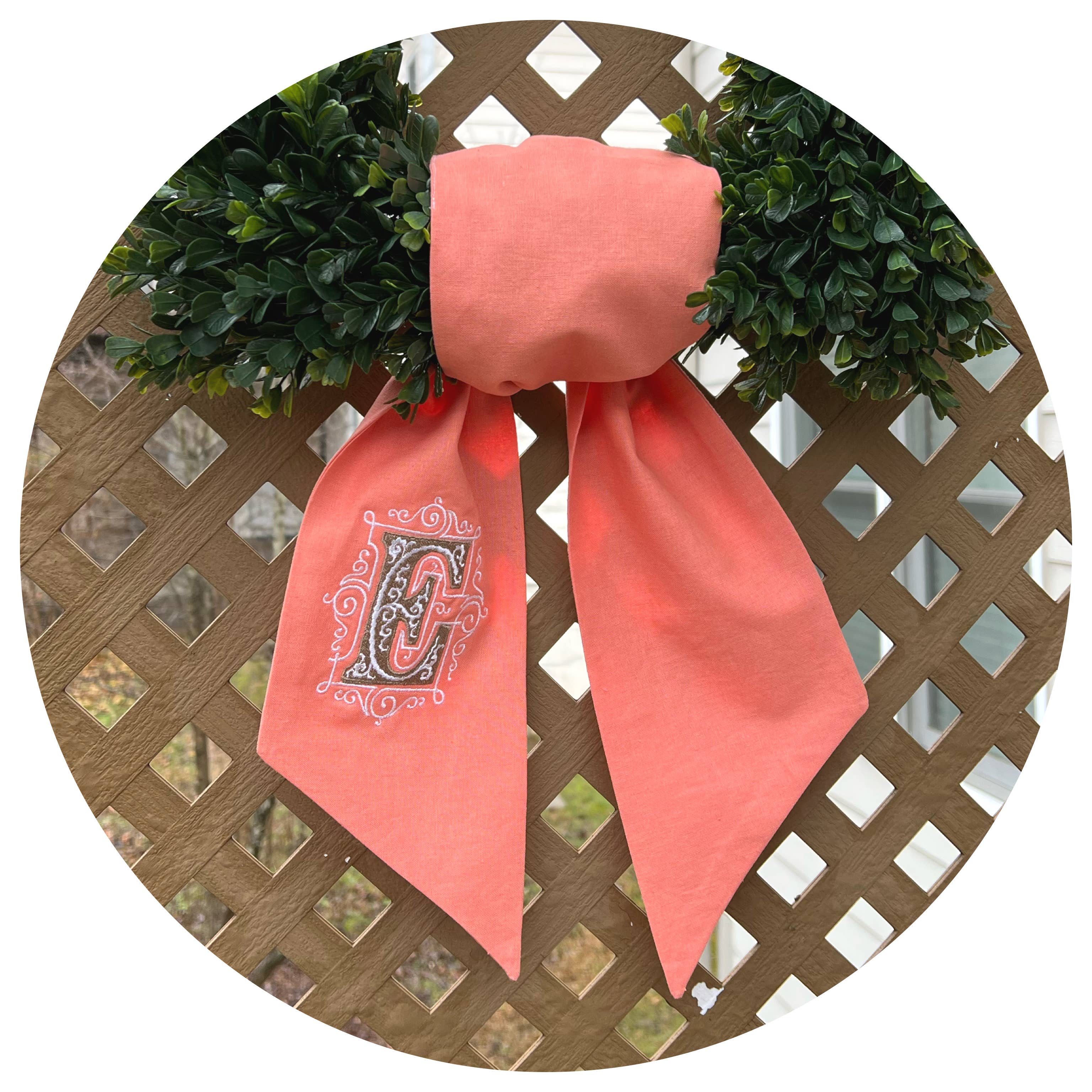 THE ROYALTY COLLECTION - Wholesale Wreath - Linen Blend Sashes39