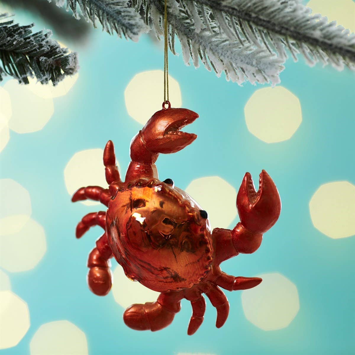 Sass and Belle – wholesale Christmas decoration – Cooper Crab Shaped Bauble1