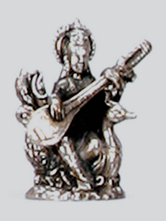 Saraswati Small Statue (S-16) for wholesale by Kathmandu Imports