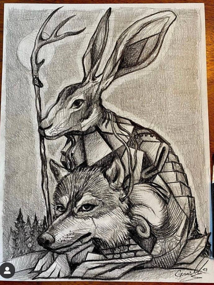 The Shapeshifter - 9"x12" gearchiveerde gicléedruk voor wholesale door Chris Granillo Art