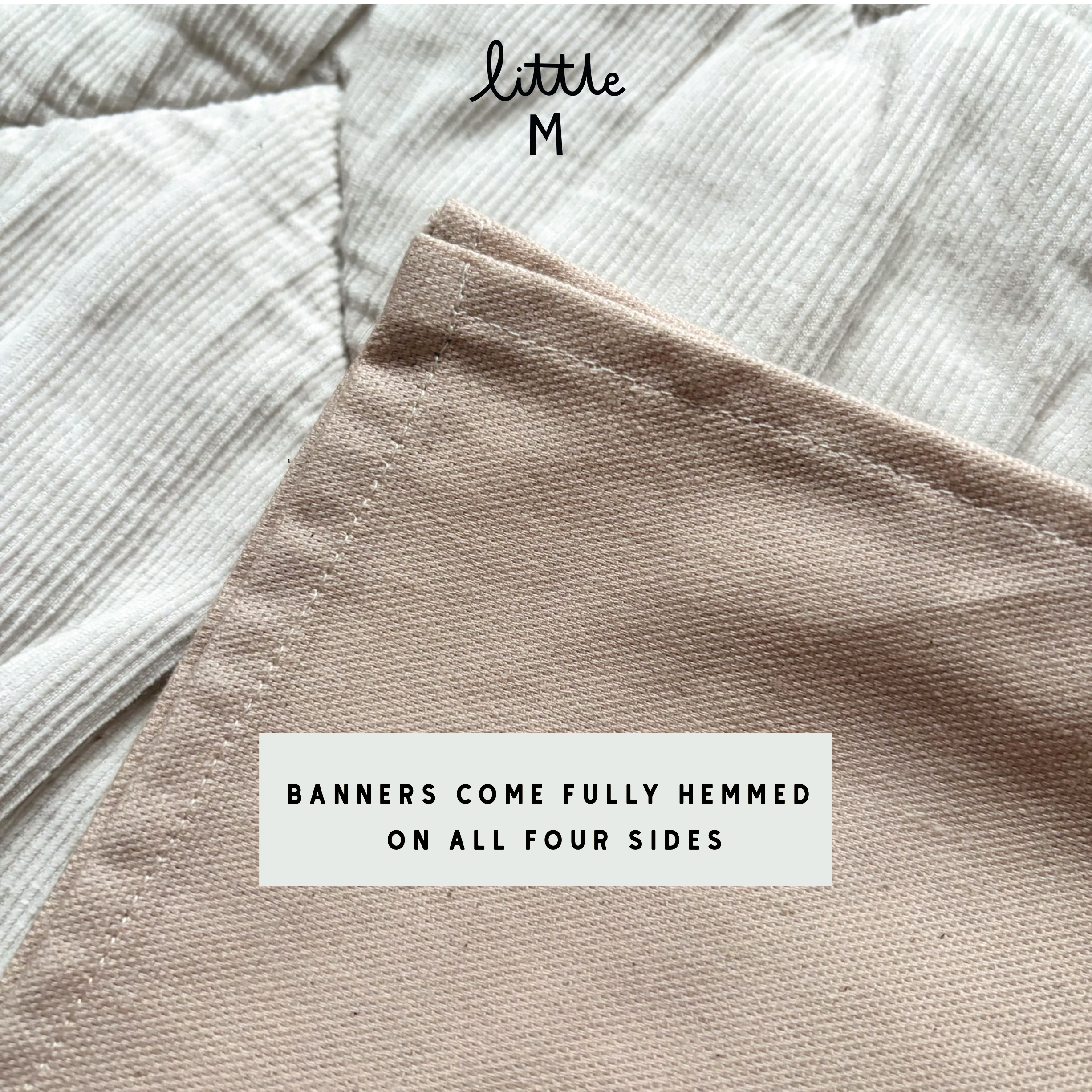 Little M - Wholesale Banner - Blank Wall Banners case of 10 banners3