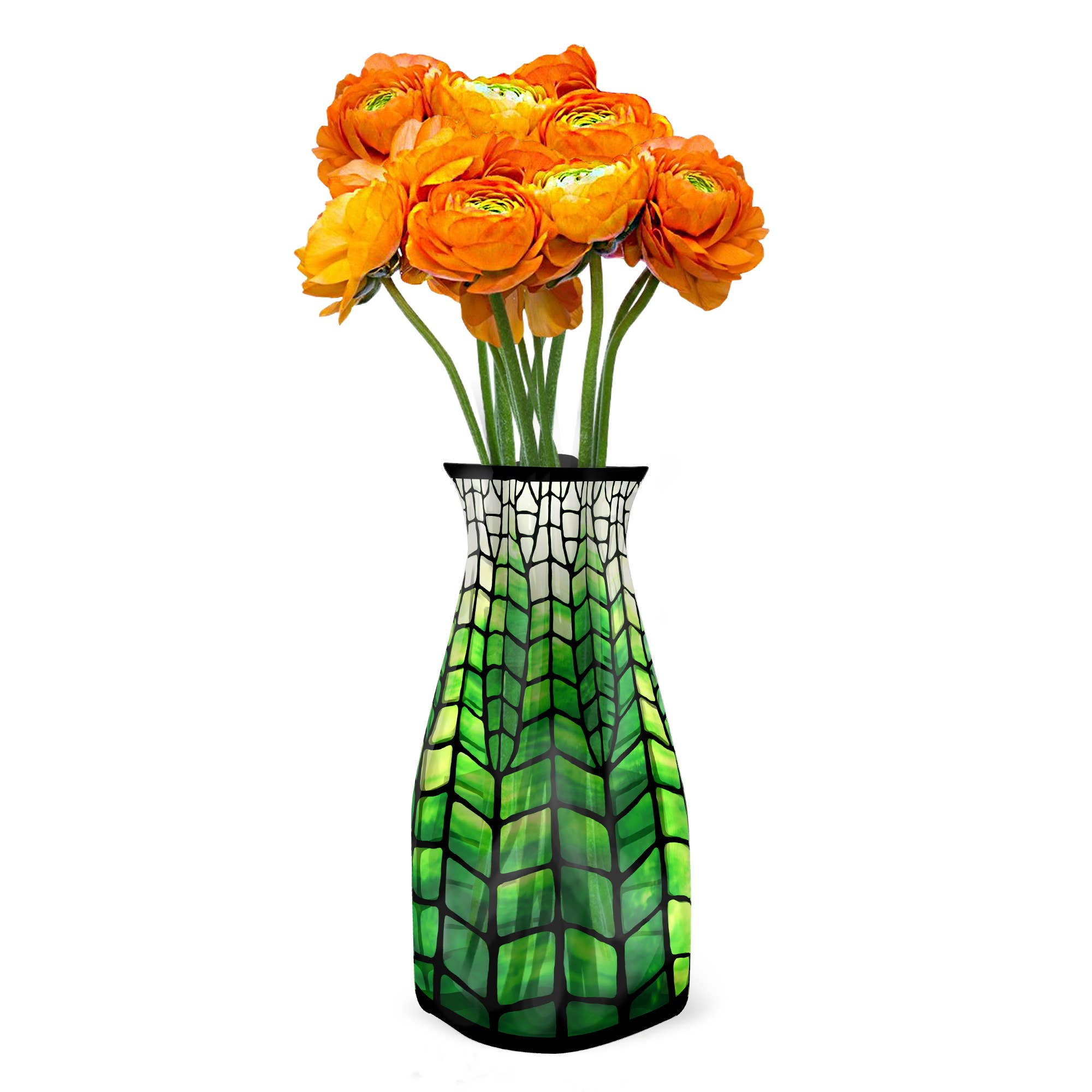 Modgy - Vente Vases - Vase extensible Modgy - Lotus Pagode verte Louis C. Tiffany1