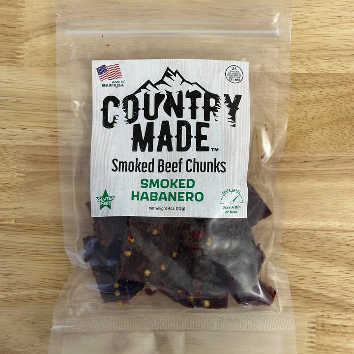 Country Made - Wholesale Jerky - Smoked Habanero Beef Chunks2