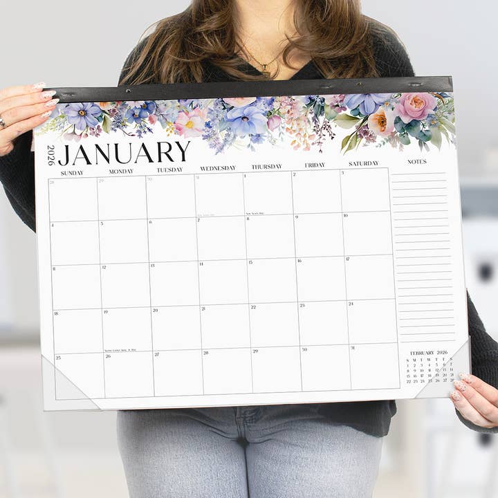 2026 Desk & Wall Calendar - 21" x 16" for wholesale by bloom daily planners