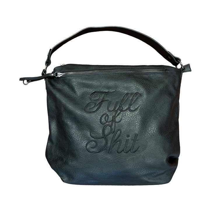 Subtle Full of Shit Slouchy Shoulder Bag (Copy) for wholesale by LillyLoves LTD