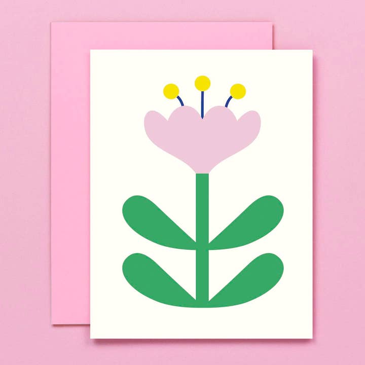 My Darlin' - Vendita all'ingrosso Biglietti di auguri generici - Biglietto bianco Flower Friend n. 3, Crocus Madame0