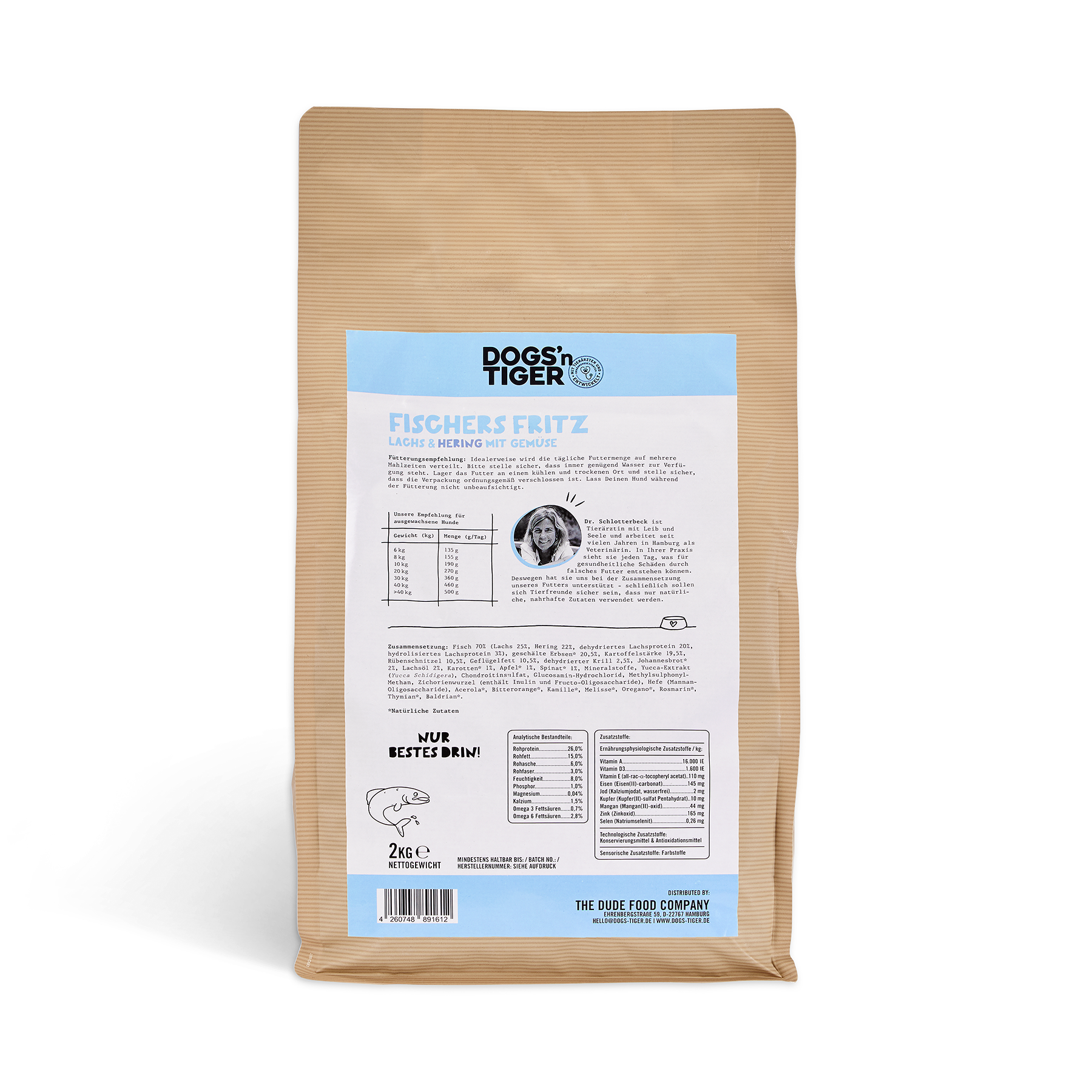 Dogs’n Tiger - Venta al por mayor Comida - Perros - Dogs'n Tiger comida seca para perros adultos Fischer Fritz con salmón y arenque1