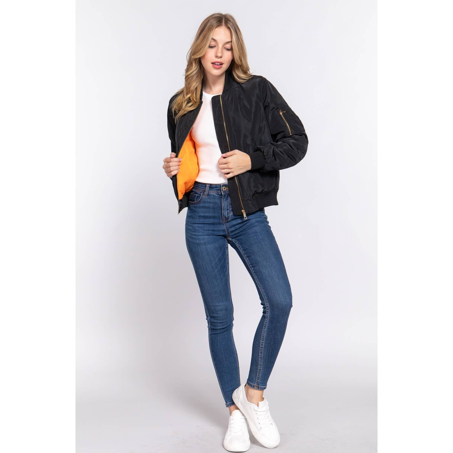 Apolline - Wholesale Bomber Jacket - Women's - BOMBER JACKET2