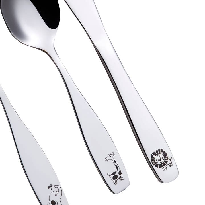 ANNOVA - Wholesale Flatware Set - Kids & Baby - ANNOVA Animals Kids Safe Silverware 6 Pieces Flatware Set Stainless Steel5