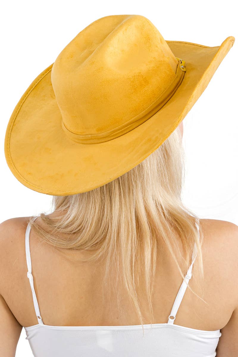 Cap Zone – Engroshandel Cowboyhat - Dame – Falsk nubuck ruskind cutter cowboyhat26