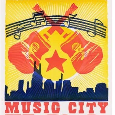Hatch Show Print - Wholesale Poster - Nashville Music City Usa Poster2