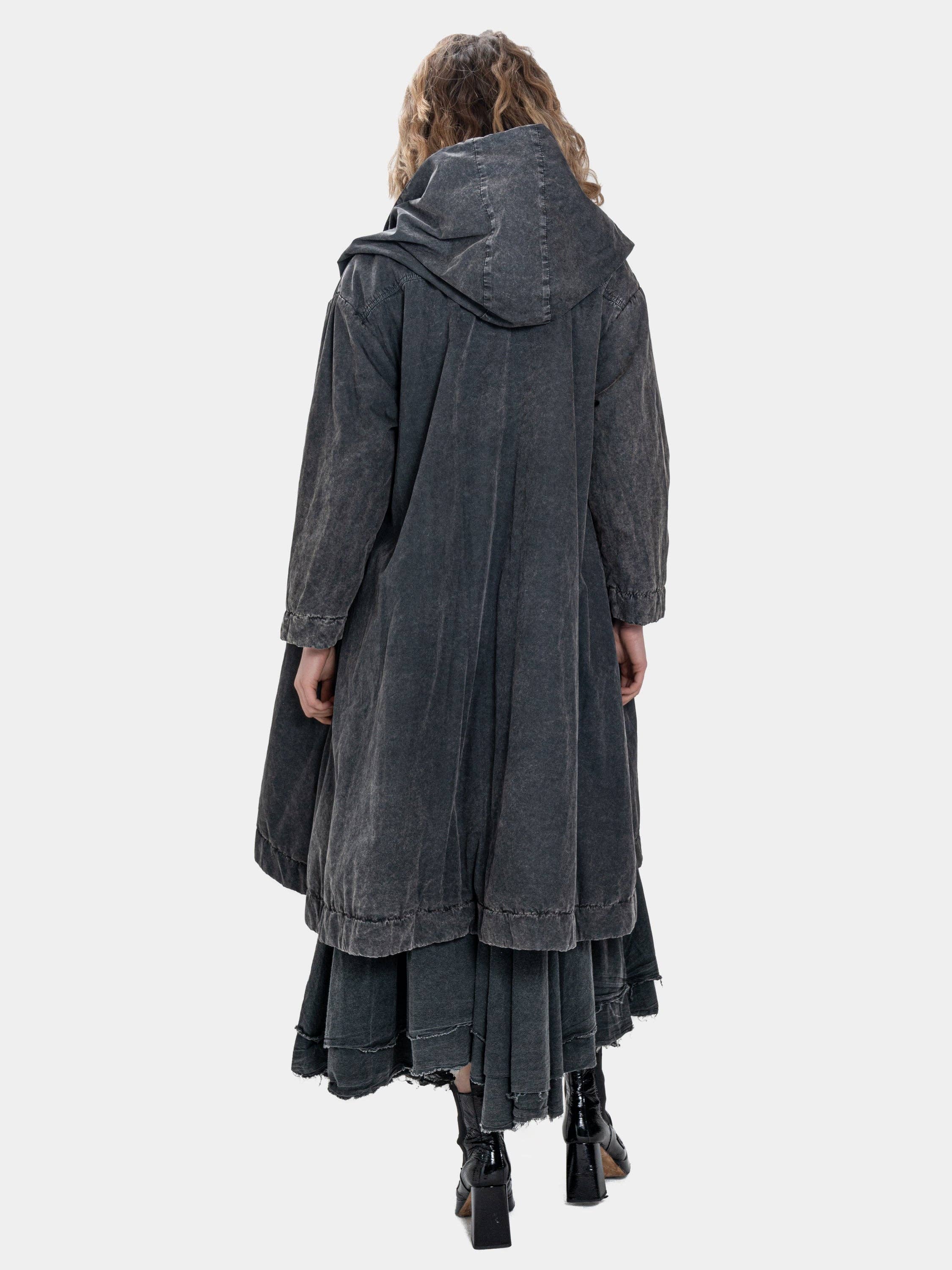 Baci & Amici Fashion - US Continental - Wholesale Coat - Women's - Zip Up Hooded Swing Coat3