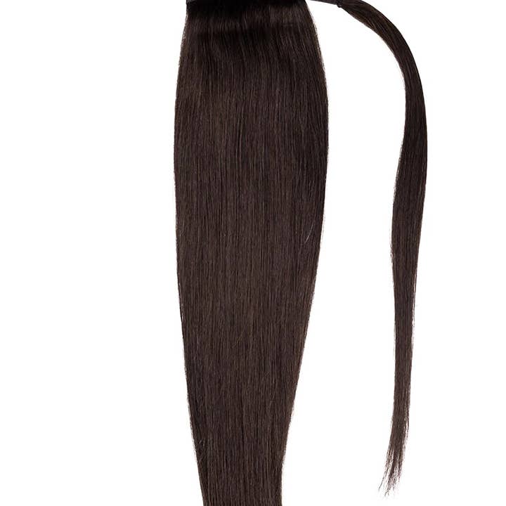 Euphoria Hair & Accessories - Wholesale Hair Extensions - Juliet 18''- Human Hair Wrap-Around Ponytail Extension12