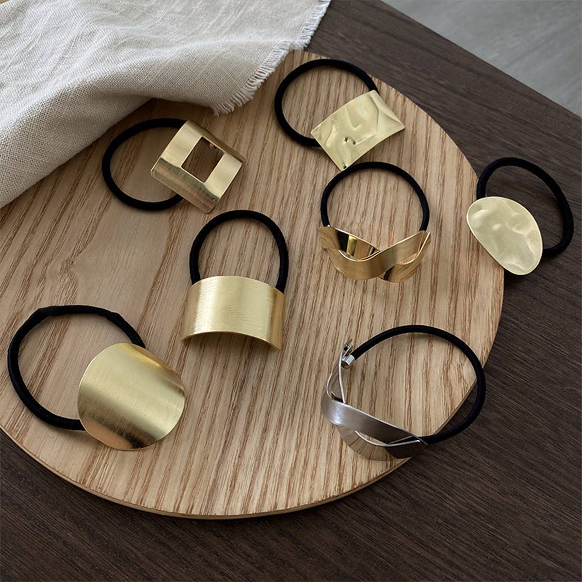 ACCITY - Wholesale Scrunchie - Women's - SIMPLE BRUSHED TEMPERAMENT HAIR SCRUNCHIES_CWAHA26614