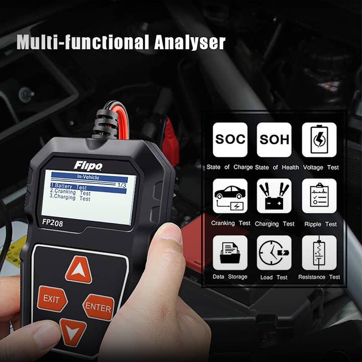 Flipo Group, Ltd. – wholesale Portable charger – All-In-One 12V Battery Tester2