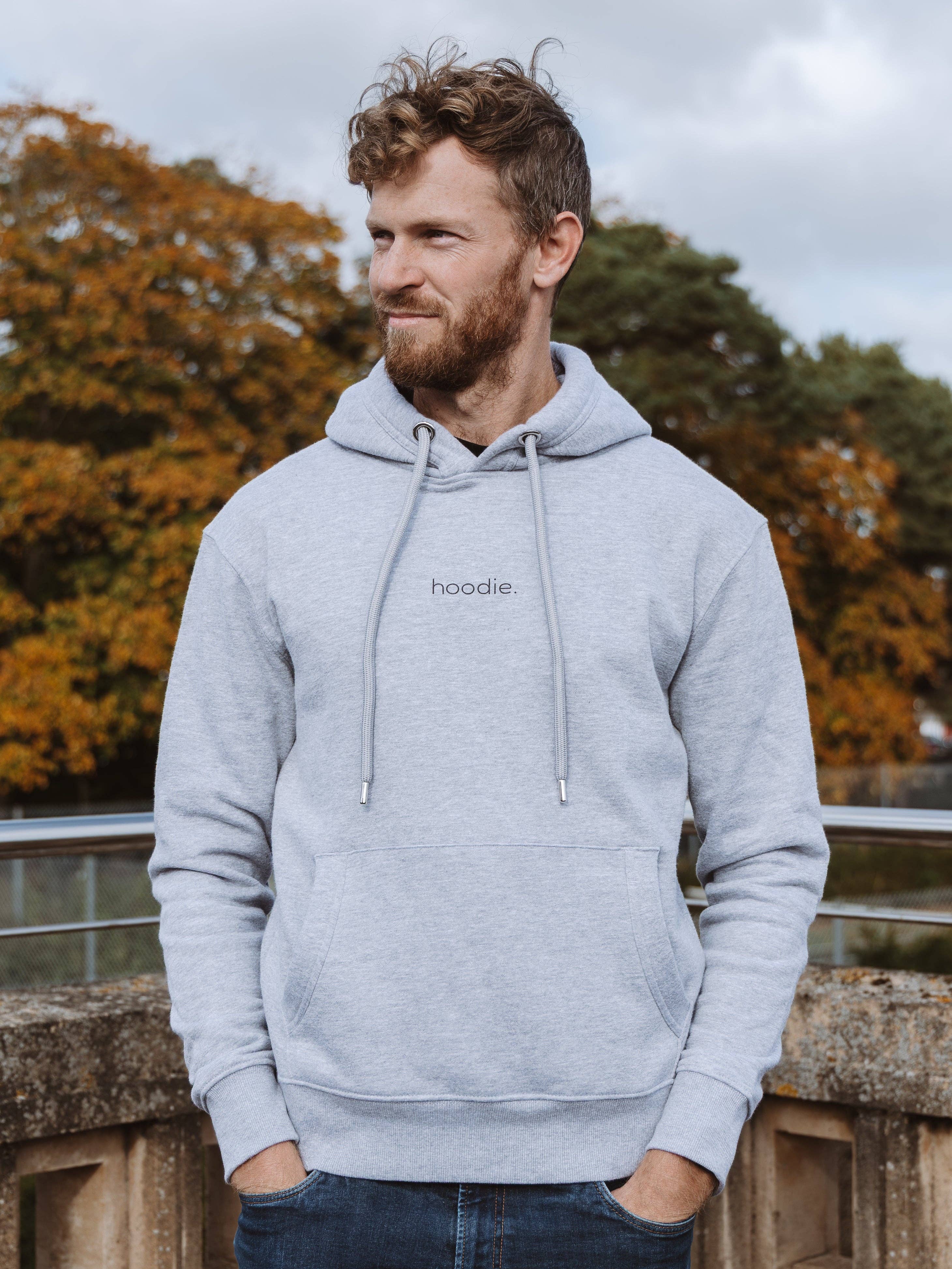 simple. panda – wholesale Hoodie – Unisex – simple. hoodie. grey-marl.4