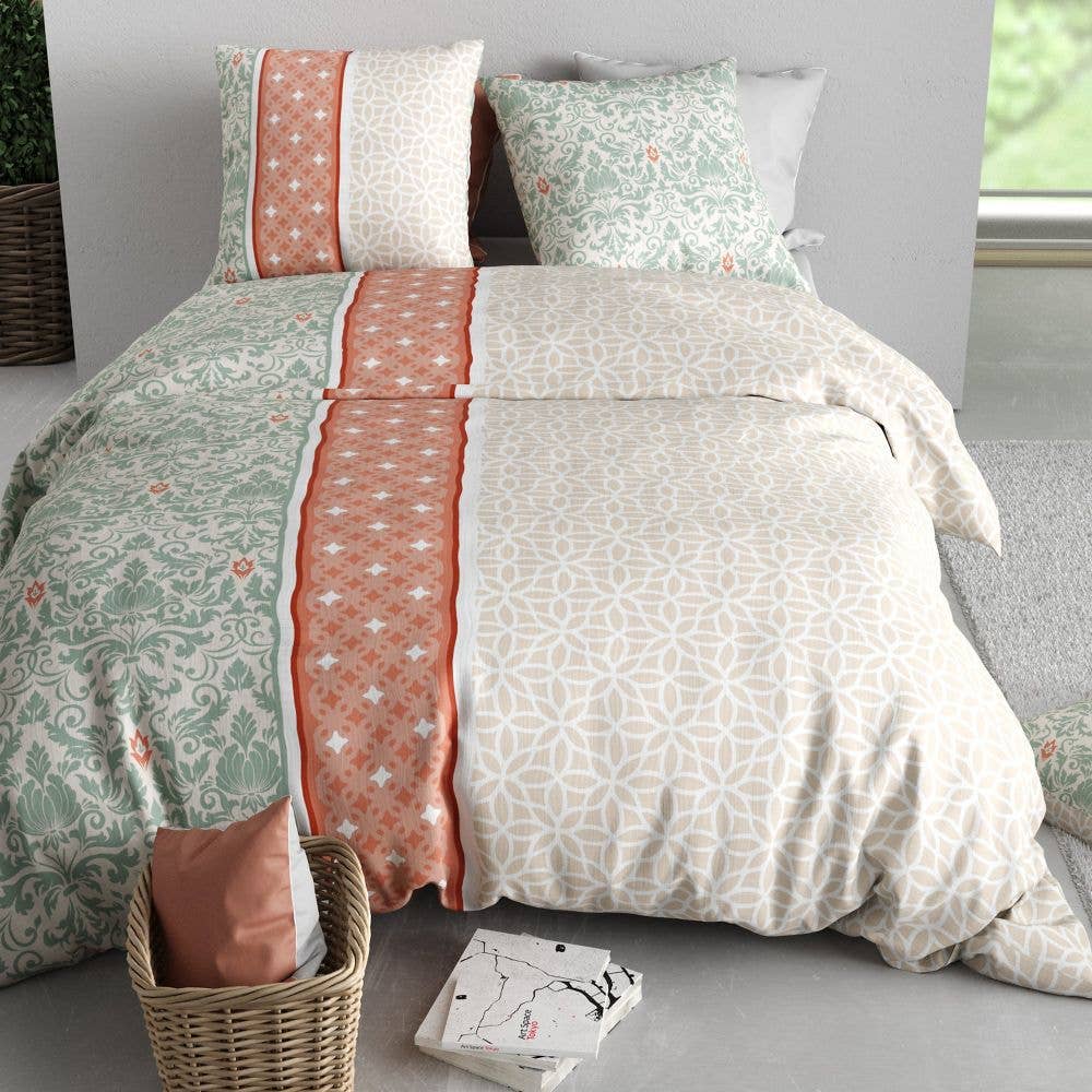 Housse De Rêve - Vente Parure de lit - Parure de lit 220x240 cm Coton 57 fils Sérénité2