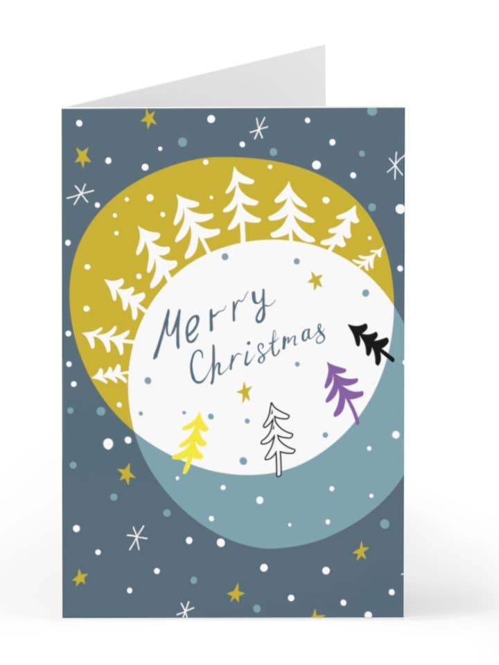 LGBTQ+ Merry Christmas Greeting Card for wholesale by Dash of Pride, LLC