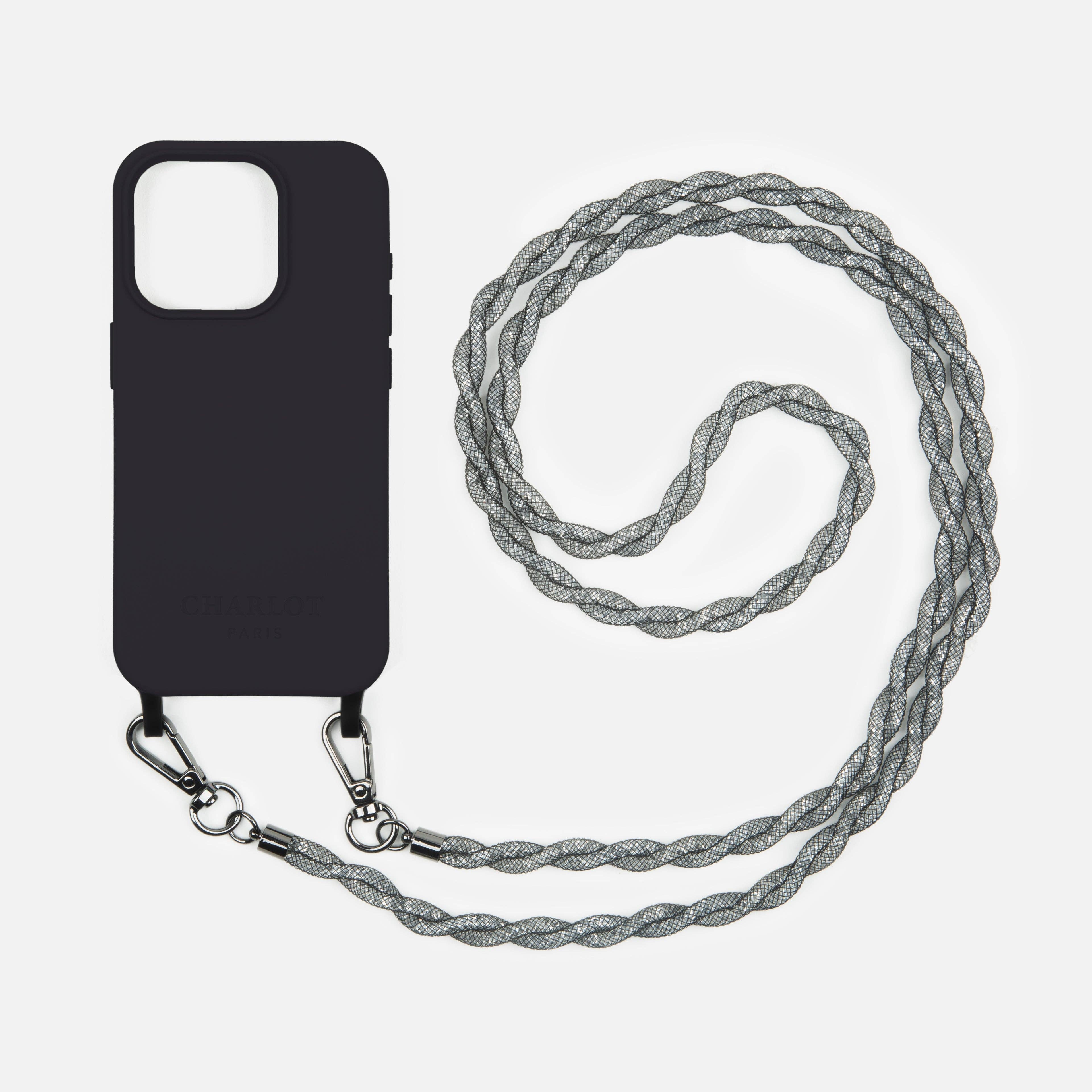 CHARLOT · Paris – Großhandel Handyhüllen-Band – Mia Black Strass Schulterriemen2