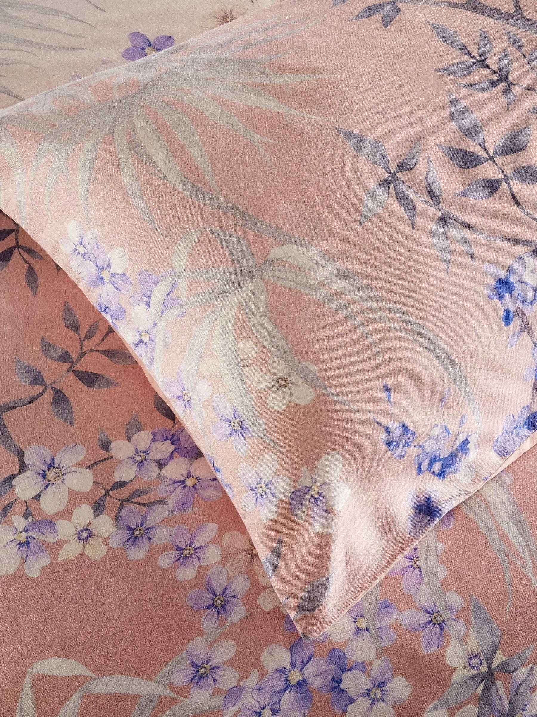 Vantona Boutique Mai Blossom Duvet Cover Set - Blush for wholesale on Faire2